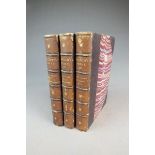 DE QUINCEY, Thomas, Works, 1862-71, 16 vols, half brown morocco gilt.