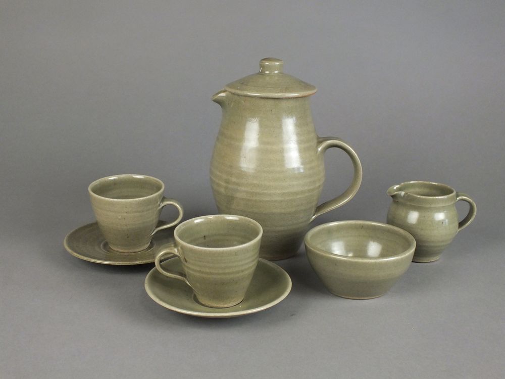 A Leach pottery St. Ives coffee service