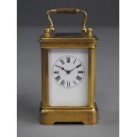 A late 19th century French miniature carriage timepiece by Henri Jacot, Paris,