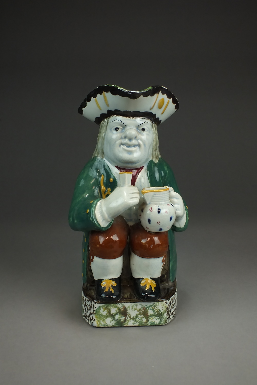 A Yorkshire Mexborough type Toby jug, early 19th century,