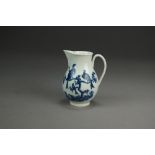 A Caughley porcelain sparrow beak jug, circa 1785,