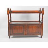 A Victorian walnut buffet, 19th century,