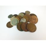 A collection of British silver, cupro-nickel, copper and bronze coinage,