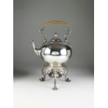 A George III silver spirit kettle, John Parker I & Edward Wakelin, London 1762,