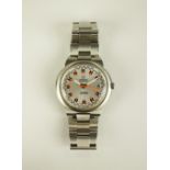 A Gentleman's stainless steel Omega Geneve Dynamic Automatic wristwatch,