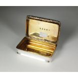 A George IV Scottish silver snuff box, Richard Haxton, Edinburgh 1822,