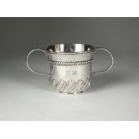 A George II miniature porringer, William Shaw & William Priest, London 1755,