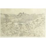 Anthony Gross (1905-1984), Serignac landscape, signed,