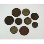 Ireland, a small collection of silver and copper coinage, comprising; an Edward I silver penny,