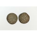 Two Edward I silver pennies, London mint,
