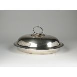 A Victorian silver oval entree dish, Hukin & Heath, London 1898,