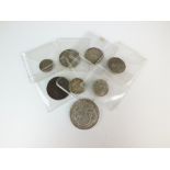 A collection of British silver and copper coinage, George II to George V,