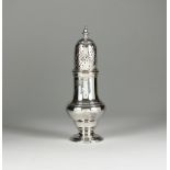 A George II silver sugar caster, '*.