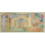 Ze'ev Raban (1890-1970), The Expulsion from Eden, signed and dated '22,