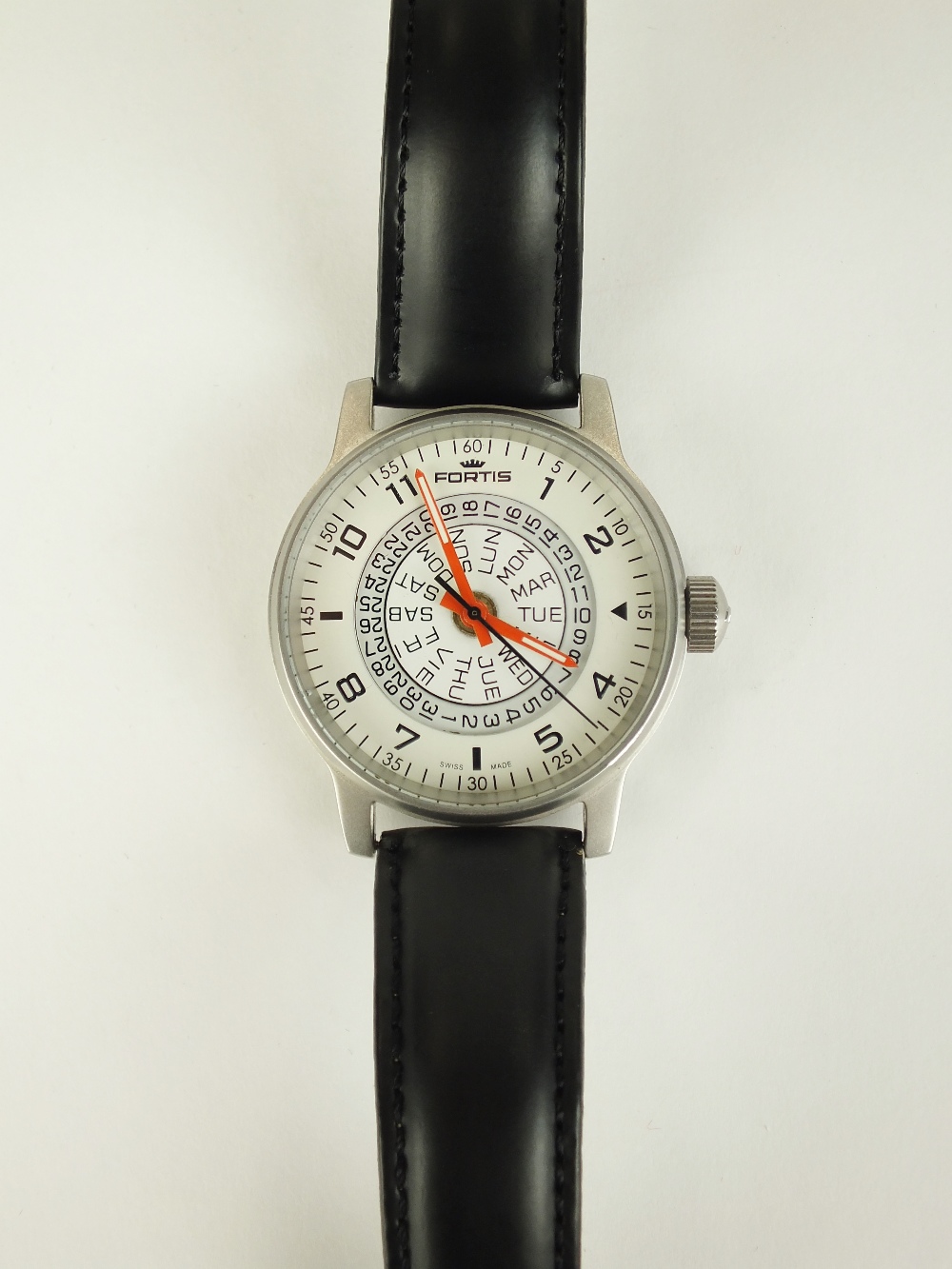 A Gentleman's stainless steel Fortis Flieger Pilots Automatic wristwatch, - Image 2 of 2