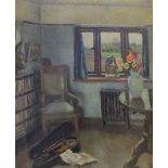 Dorothy Hepworth (Patricia Preece), a pair of interior scenes with a lady seated reading a book,