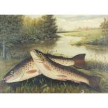 A Harvey (British school, early 20th century), May Trout, signed and dated 1902 lower left,