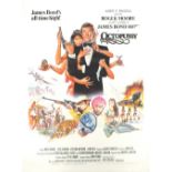 James Bond film poster, Octopussy, MGM/UA Entertainment Co, Danjaq SA 1983, unframed, 99 x 69cm,