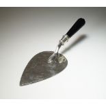 A silver presentation trowel, Burns, Oats & Washbourne Ltd, London 1937,