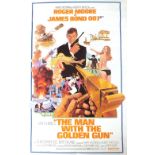 James Bond film poster, The Man with the Golden Gun, United Artists, Danjaq SA 1974, unframed,