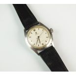 A Gentleman's stainless steel Rolex Oyster wristwatch,