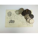 An assorted collection of British, silver, cupro-nickel, copper and bronze coinage,