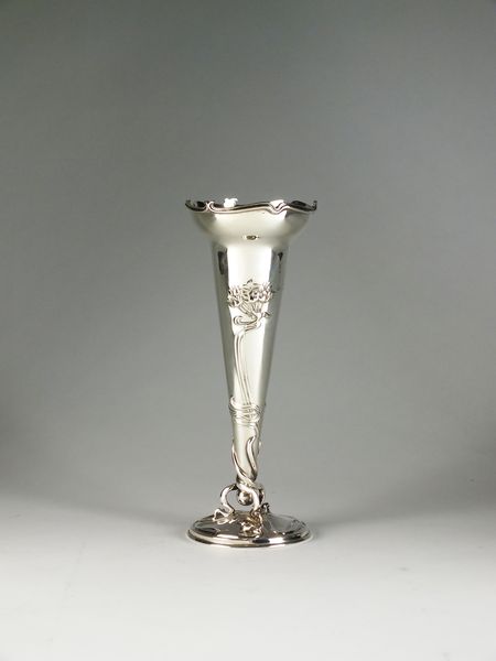 An Art Nouveau silver vase