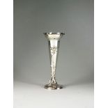 An Art Nouveau silver vase