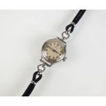 A Lady's stainless steel Rolex Oyster wristwatch