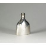 A Victorian silver flask