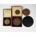 A collection of medallions