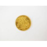 A Victoria £2 gold coin