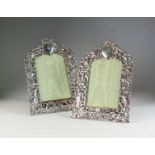 A pair of silver mounted photograph frames