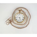 A Waltham open face pocket watch