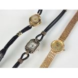 Three Lady's wristwatches