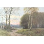 Willem Alberts, landscape oil on canvas