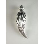 A Victorian silver scent bottle