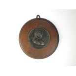 A commemorative medallion