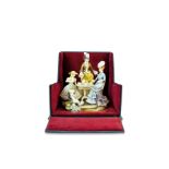 A Royal Worcester group 'The Tea Party' from the Victorian series a limited edition numbered 24 of