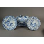 A Hicks, Meigh and Johnson Ironstone part dinner service, circa 1822-35 transfer-printed in