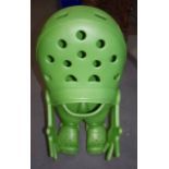 A HUGE CROCS SHOES ADVERTISING DISPLAY, formed as a large shoe with arms and legs. 73 cm high.