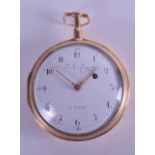 A GOOD 19TH CENTURY 18CT YELLOW GOLD REPEATING POCKET WATCH by Laguesse A Liege. 153 grams. 6.25