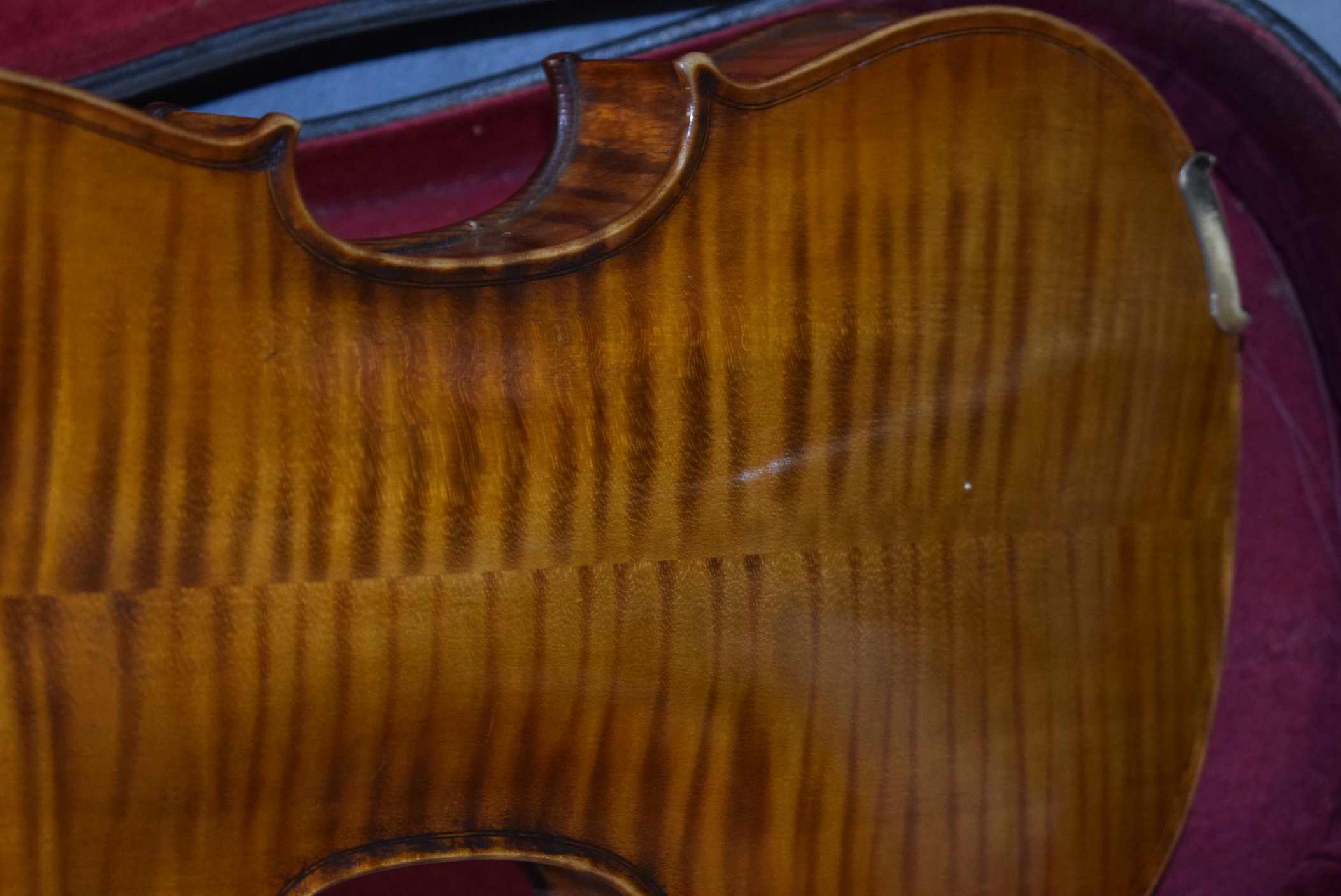 A CASED VIOLA, with two bow's. (3) - Image 3 of 3