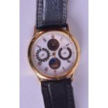 A BOXED ROTARY MULTI DIAL WRISTWATCH with white enamel dial. Dial 3.25 cm diameter.