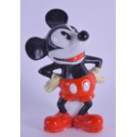 A RARE RETRO WALT DISNEY TOOTH PICK HOLDER in the form of Mickey Mouse. 10.5 cm high.