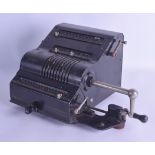 A RARE EARLY 20TH CENTURY BRUNSVIGA MECHANICAL MK II CALCULATOR/ARITHMOMETER C1925-1930 No 114646.