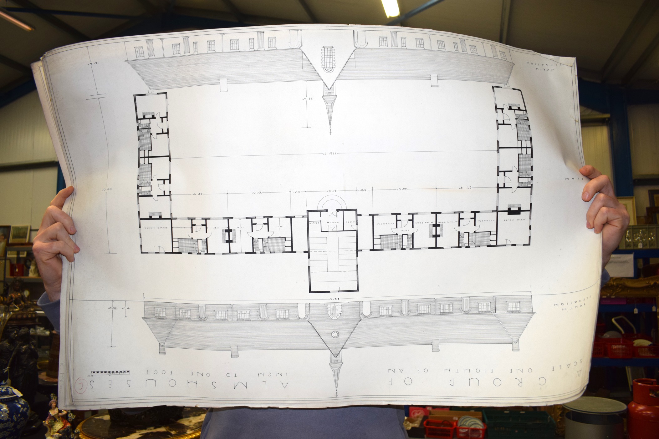 A QUANTIITY OF ARCHITECTURAL DRAWINGS. (6) - Bild 10 aus 11