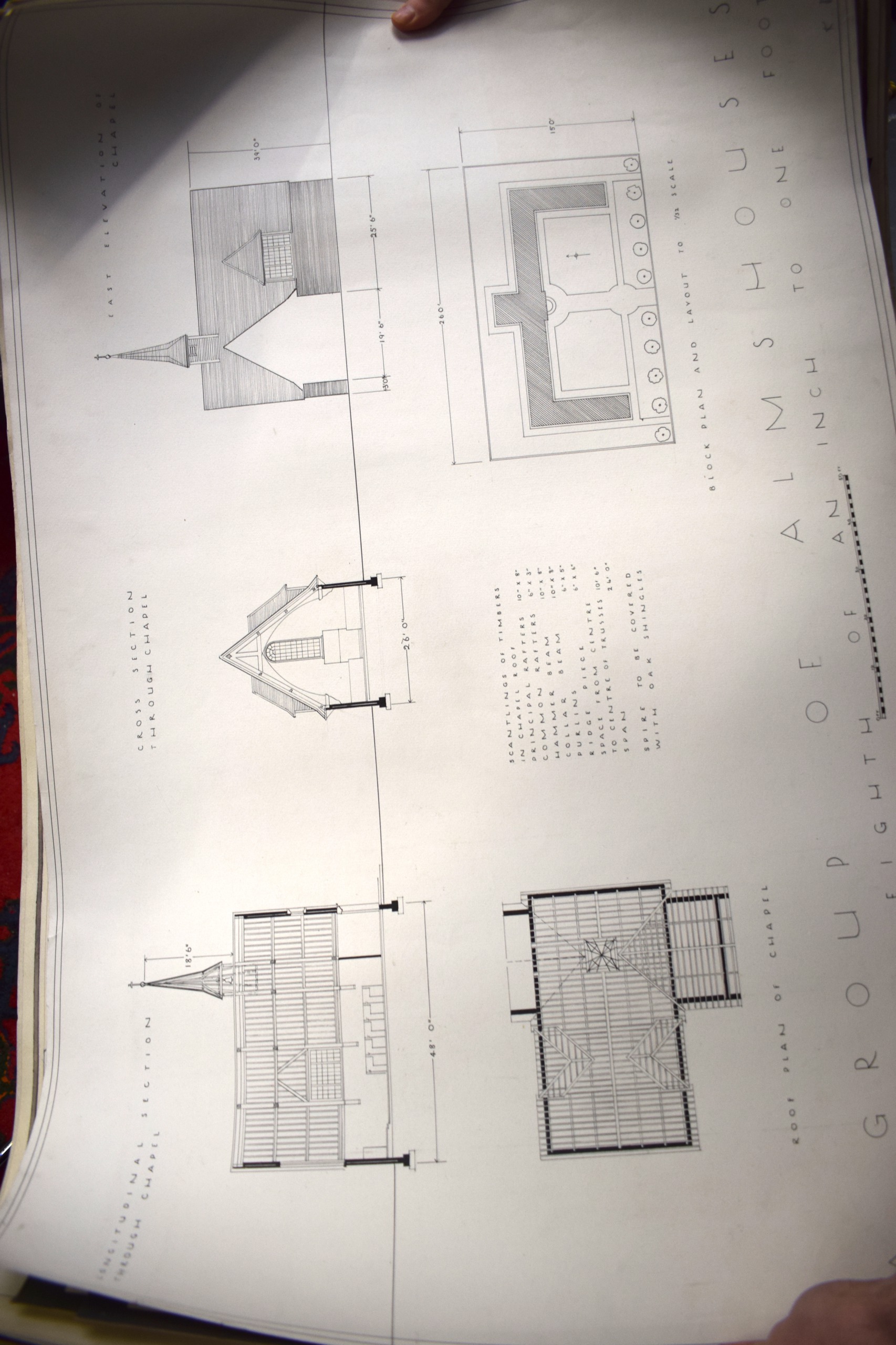 A QUANTIITY OF ARCHITECTURAL DRAWINGS. (6) - Bild 6 aus 11