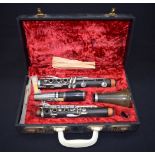 A FRENCH CASED CLARINET.