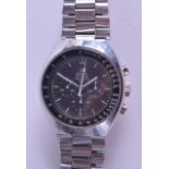 A LOVELY OMEGA SPEED MASTER PROFESSIONAL MARK II WRISTWATCH with multi dials and stainless steel